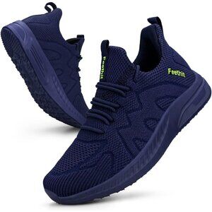 Ⓜ️Women's Navy Blue Lightweight Slip on Workout Work Travel Athletic Sneakers
